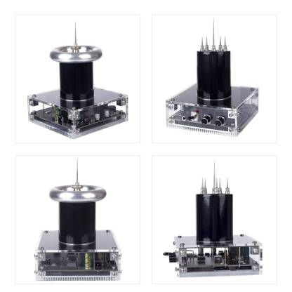 25cm Arc PCB Musical Tesla Coil Bluetooth Plasma Speaker 2-in-1 Touchable Lightning Generator