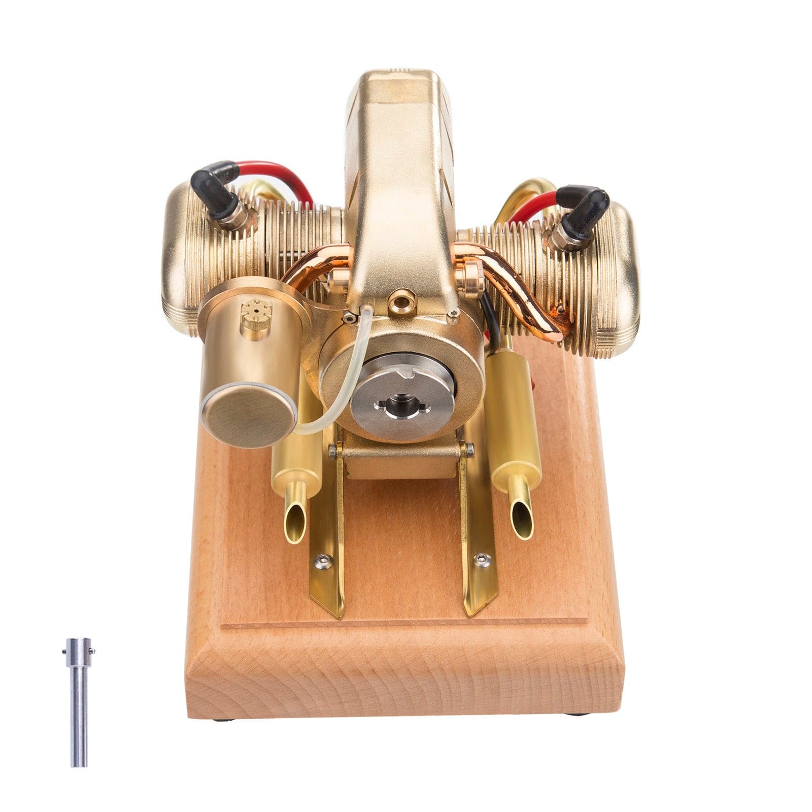 3.2cc Miniature Horizontally Opposed 2 Cylinder 4 Stroke Boxer Engine Model Gift