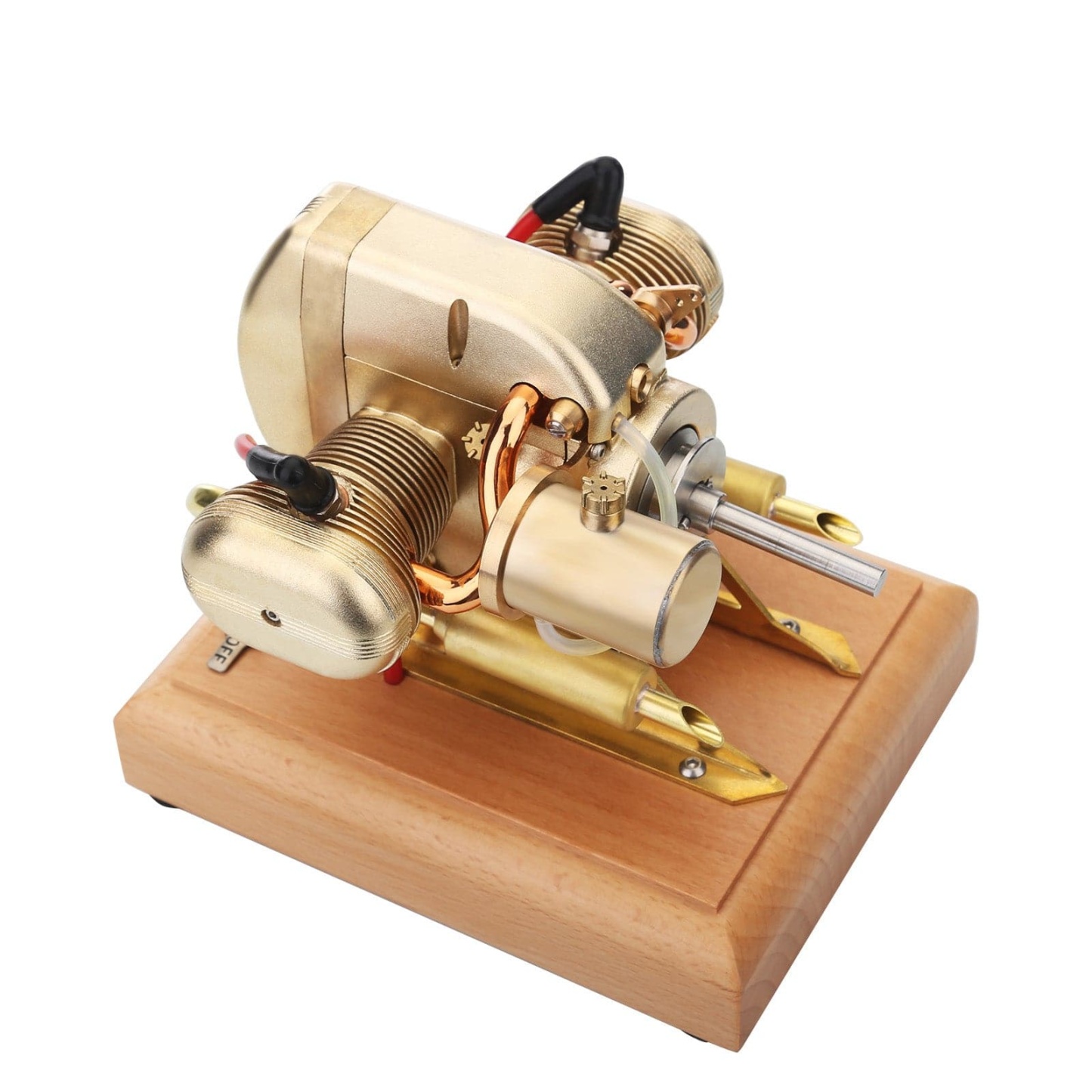 3.2cc Miniature Horizontally Opposed 2 Cylinder 4 Stroke Boxer Engine Model Gift