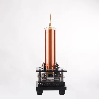 3-in-1 Musical Tesla Coil Plasma Speaker Kit Wireless Transmission Physics Toy with Rotating Arc