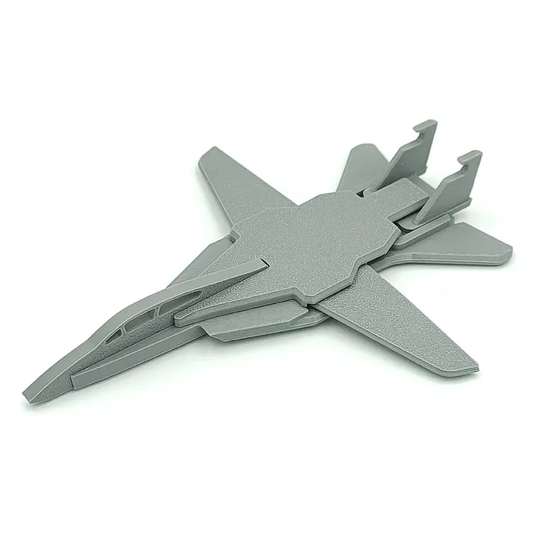 3D Printed F-14 Tomcat Fighter Jet Key Hook Holder with Moving Wings