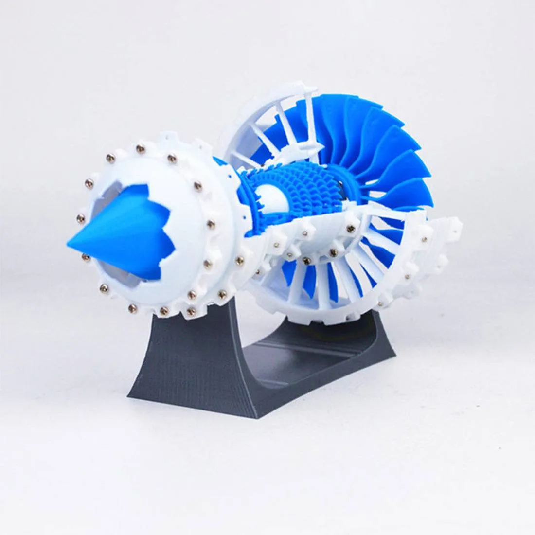 3D Printed Turbofan Aero Engine Model STEM Educational Toy Static & Motorized Versions