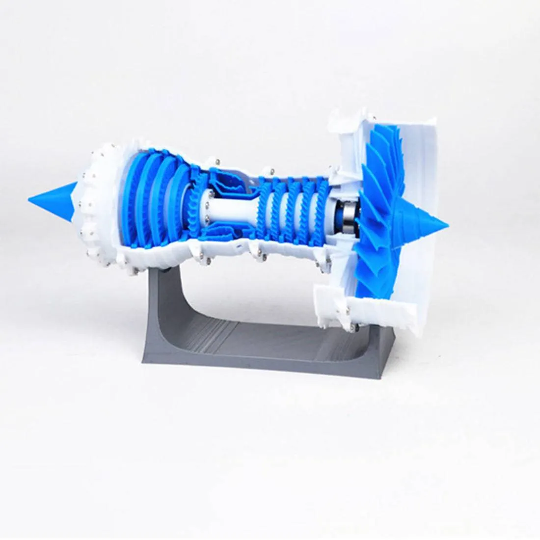 3D Printed Turbofan Aero Engine Model STEM Educational Toy Static & Motorized Versions