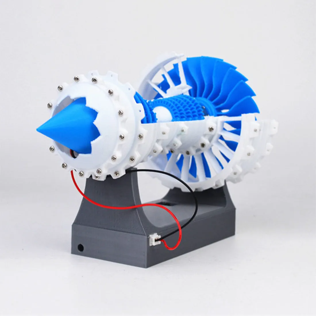 3D Printed Turbofan Aero Engine Model STEM Educational Toy Static & Motorized Versions