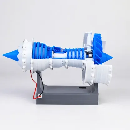 3D Printed Turbofan Aero Engine Model STEM Educational Toy Static & Motorized Versions