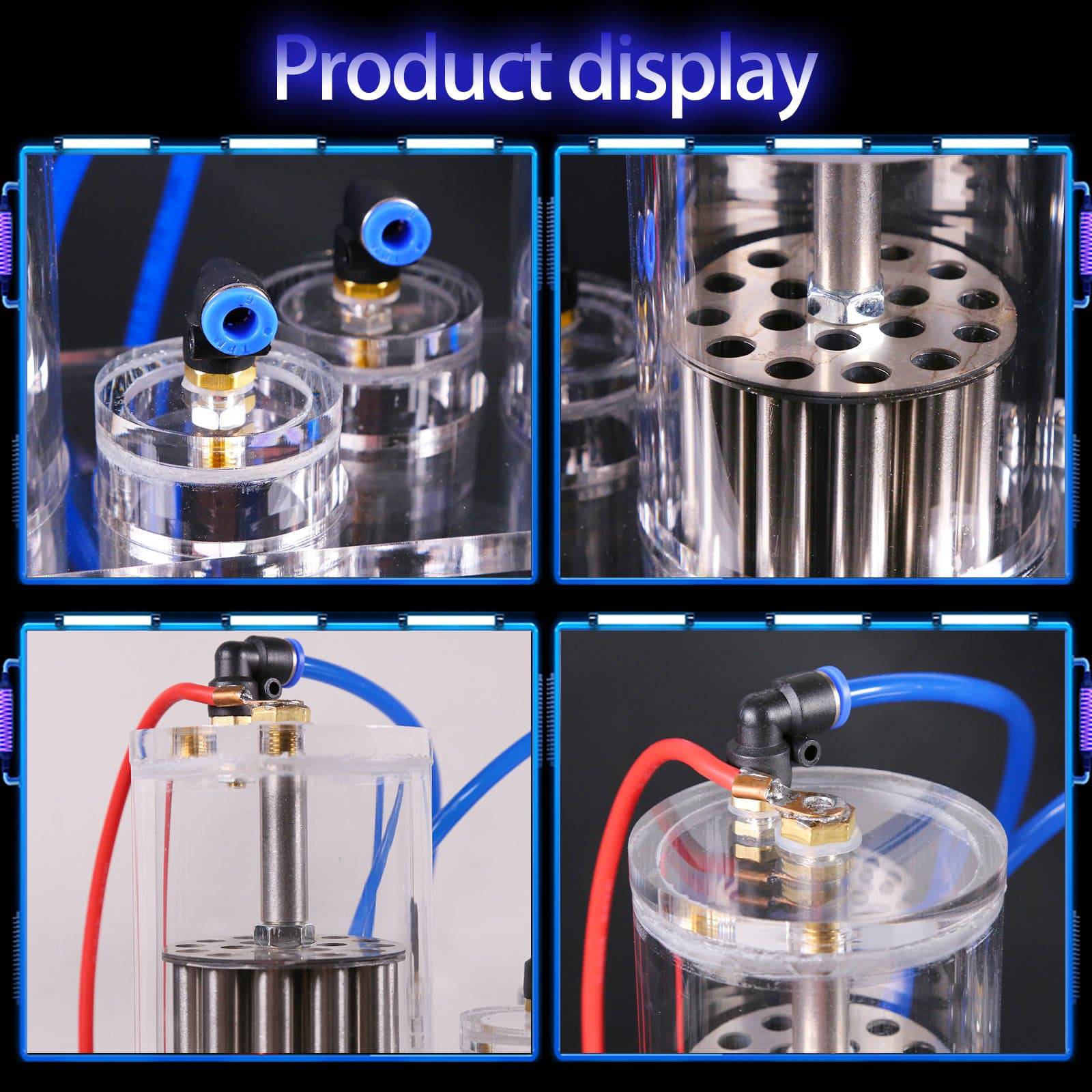 400W Water Electrolysis Hydrogen and Oxygen Generator Machine Science Experiment Kit
