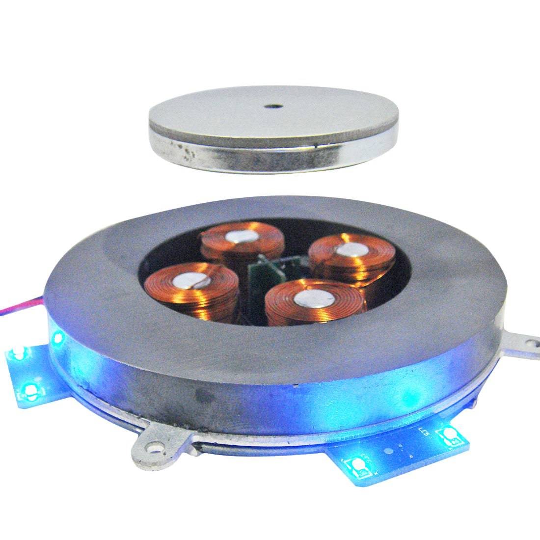 500g Magnetic Levitation Module DIY Maglev Display Stand Core with LED Lights