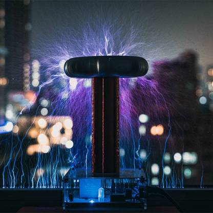 50cm Arc Music Tesla Coil CPLD Driven Artificial Lightning Generator 800W High Voltage Science Toy