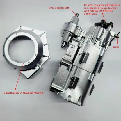 6-Speed Transmission Gearbox with High/Low Range Transfer Case for CISON V8 Engine Model