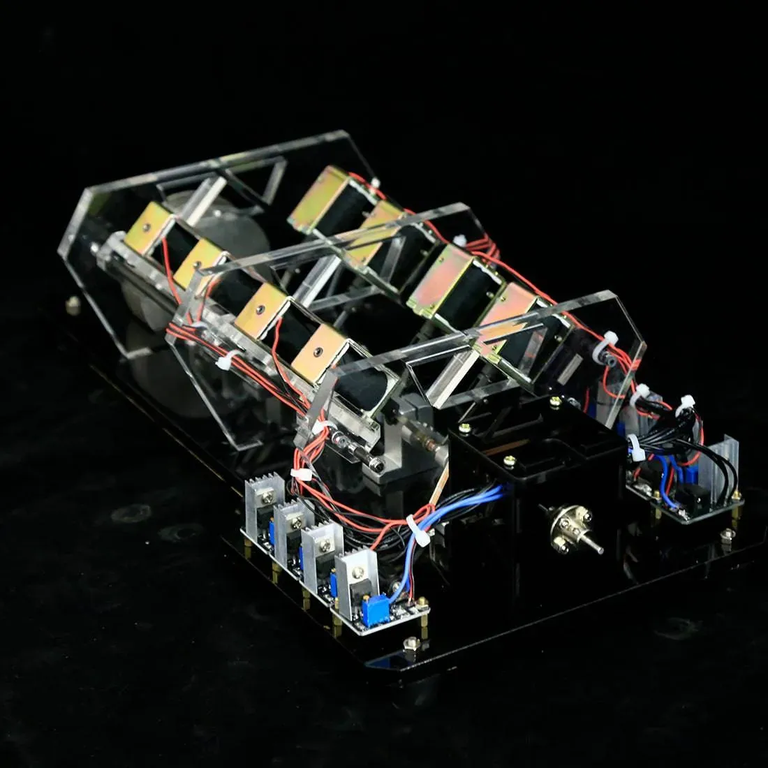8-Coil High Power Electromagnetic Engine Model Brushless Motor Physics Science Education Toy