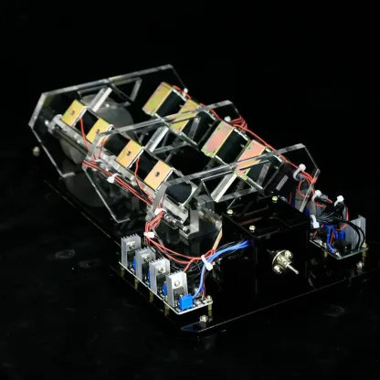 8-Coil High Power Electromagnetic Engine Model Brushless Motor Physics Science Education Toy