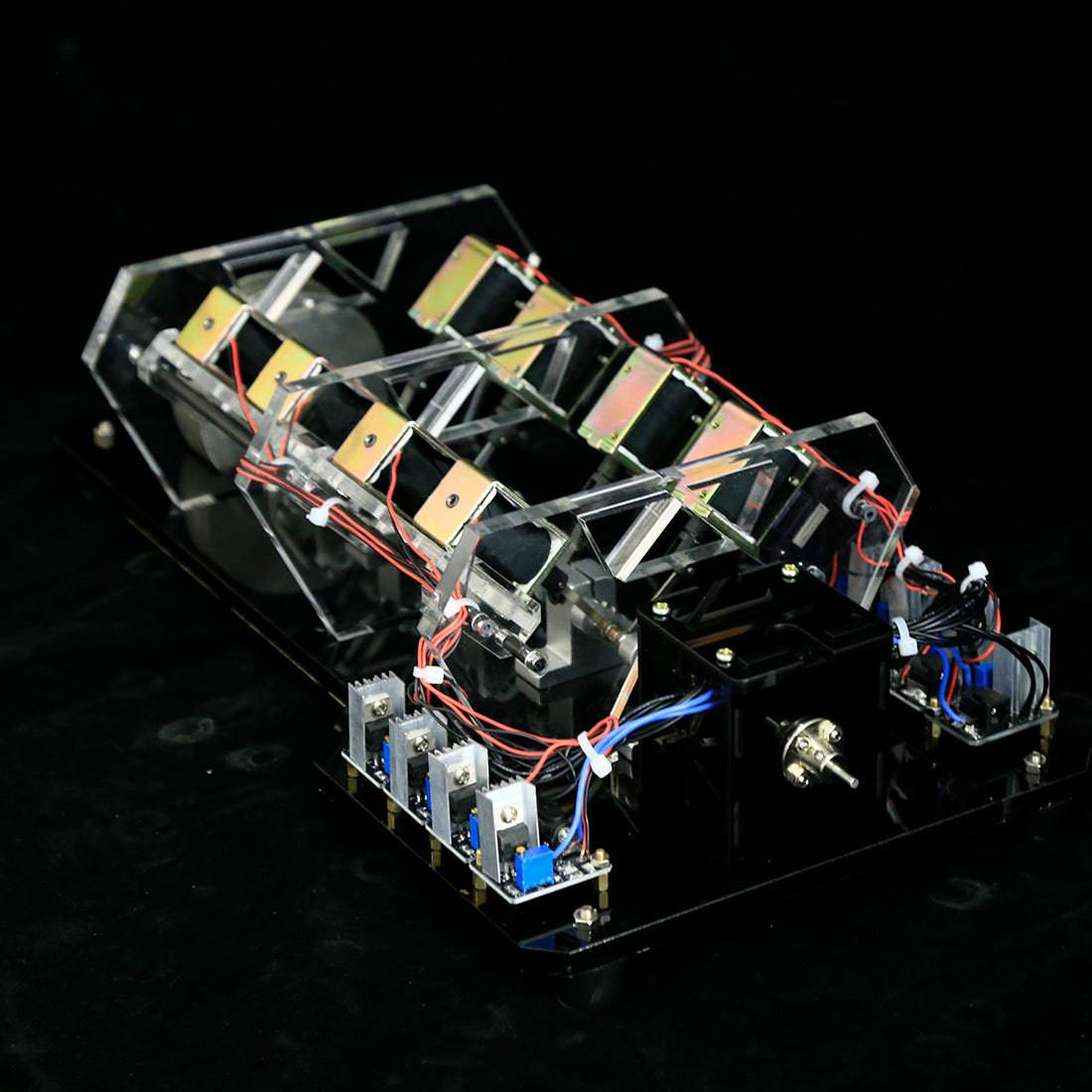 8-Coil High Power Electromagnetic Engine Model Brushless Motor Physics Science Education Toy