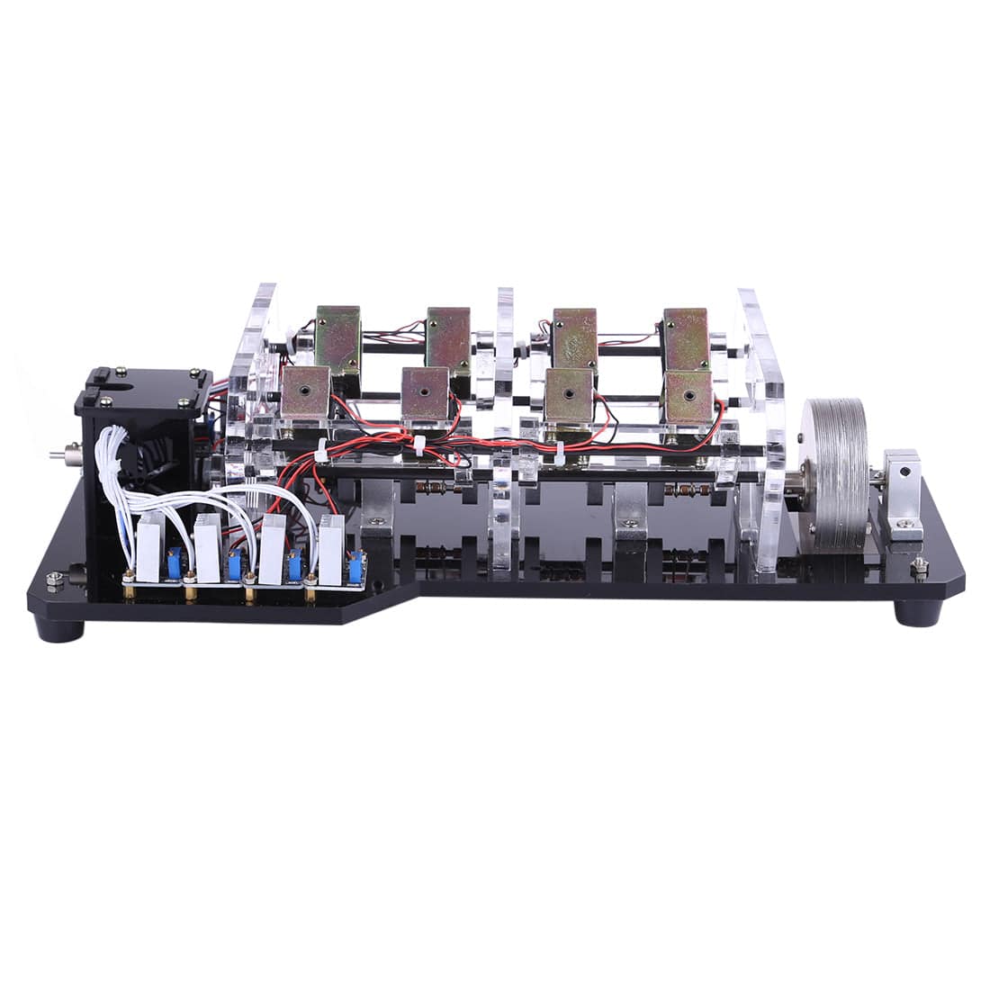 8-Coil High Power Electromagnetic Engine Model Brushless Motor Physics Science Education Toy