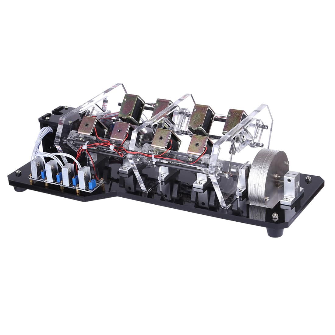 8-Coil High Power Electromagnetic Engine Model Brushless Motor Physics Science Education Toy