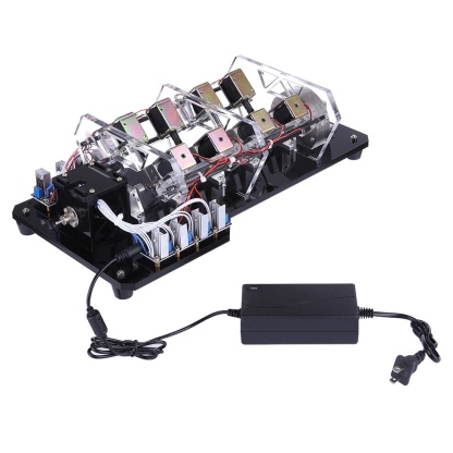 8-Coil High Power Electromagnetic Engine Model Brushless Motor Physics Science Education Toy