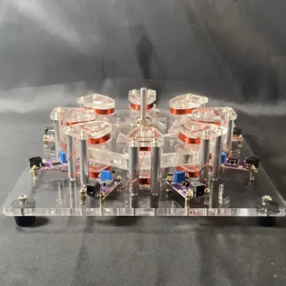 8-Stage Coil Star Disk Motor High Speed 10000RPM Physics Science Experiment Model