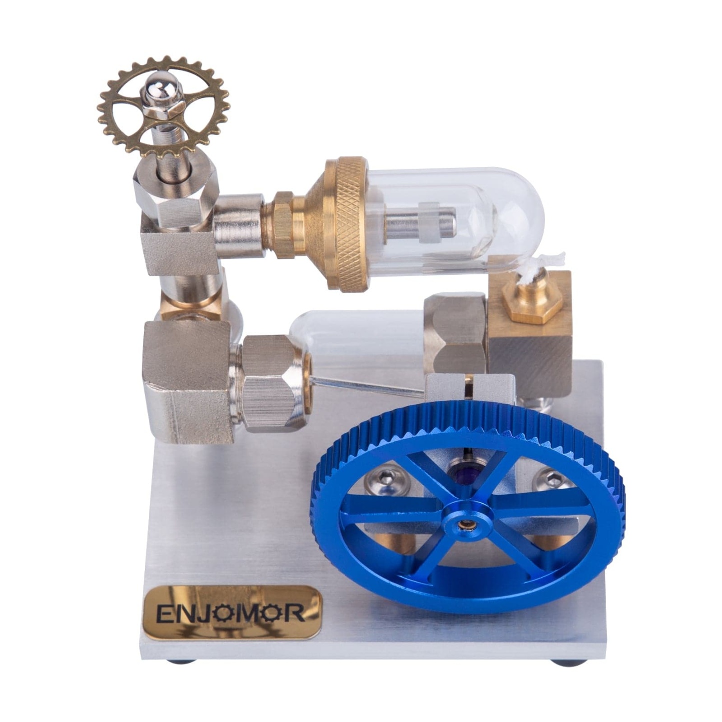 Adjustable Speed Golden Stirling Engine Model External Combustion Science Gift-helloworld7