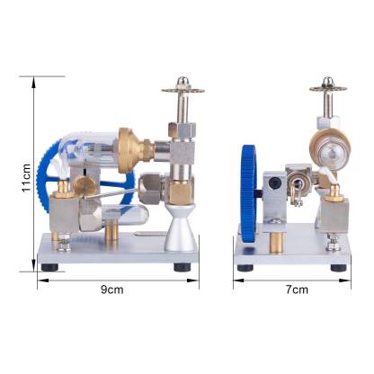Adjustable Speed Golden Stirling Engine Model External Combustion Science Gift-helloworld7