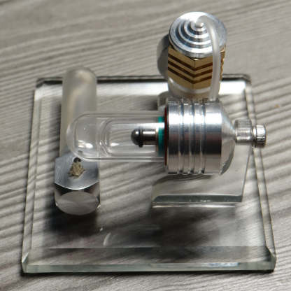 Adjustable Speed Stirling Engine Model Vertical Flywheel Physics Science Experiment Toy-helloworld7
