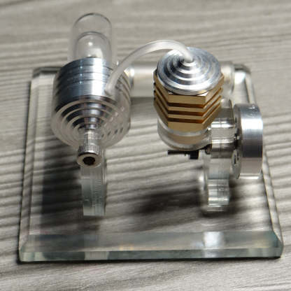 Adjustable Speed Stirling Engine Model Vertical Flywheel Physics Science Experiment Toy-helloworld7