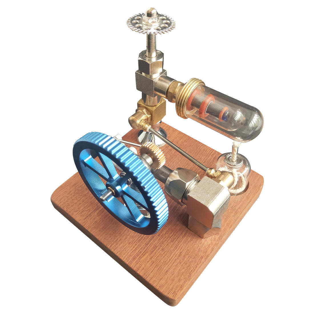Adjustable Speed Stirling Engine Model Vertical Flywheel Physics Science Experiment Toy-helloworld7