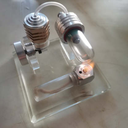 Adjustable Speed Stirling Engine Model Vertical Flywheel Physics Science Experiment Toy-helloworld7