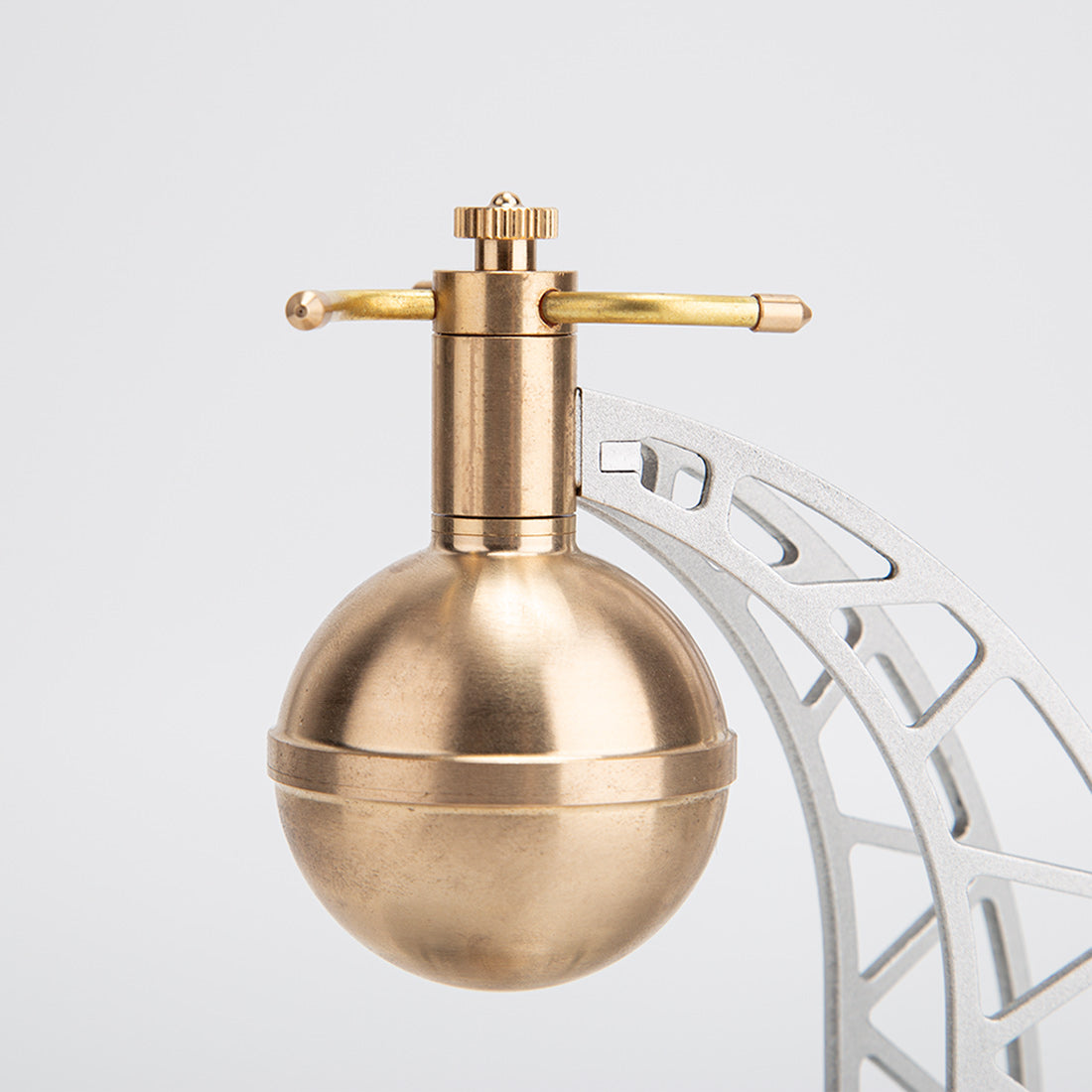 UFO Spin Suspension DIY Metal Steam Engine Model Kit Science Gift-helloworld7