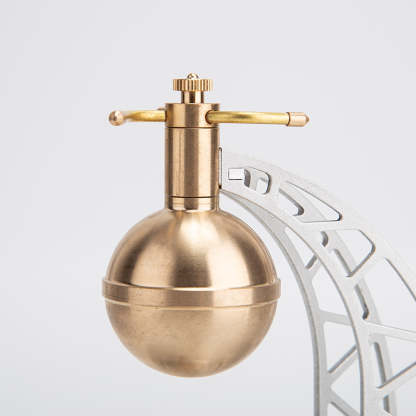 UFO Spin Suspension DIY Metal Steam Engine Model Kit Science Gift-helloworld7