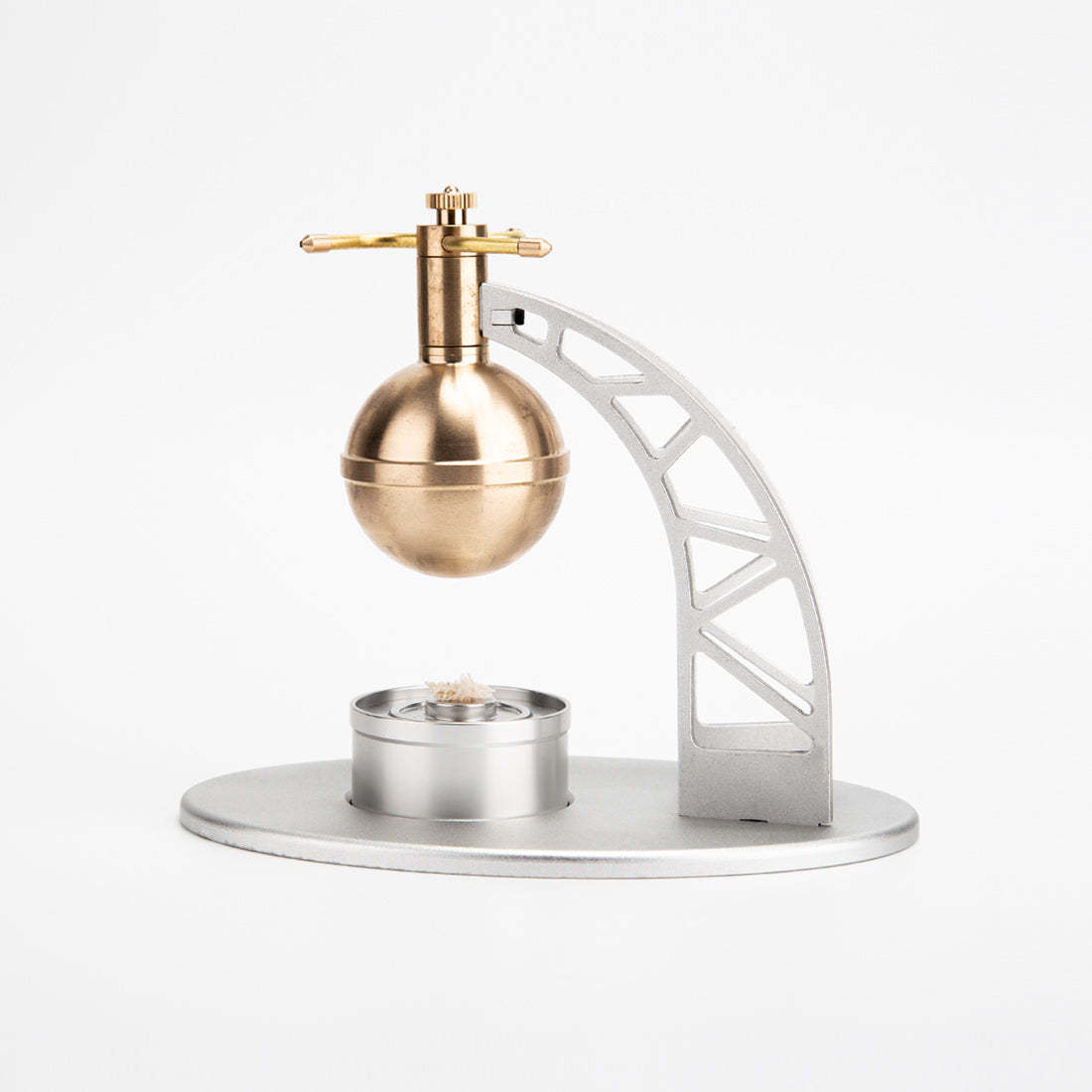 UFO Spin Suspension DIY Metal Steam Engine Model Kit Science Gift-helloworld7