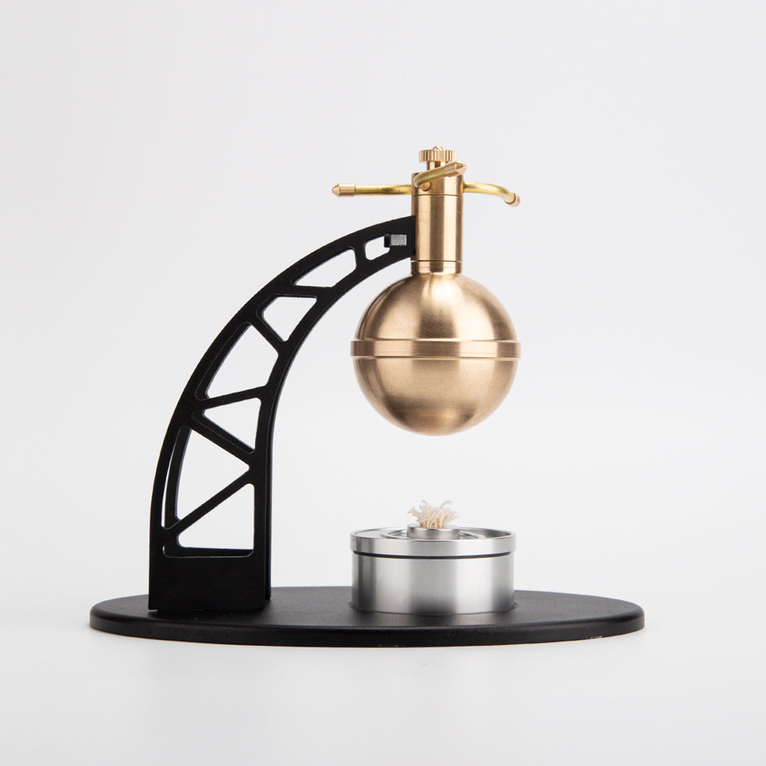 UFO Spin Suspension DIY Metal Steam Engine Model Kit Science Gift-helloworld7