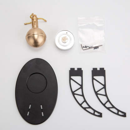 UFO Spin Suspension DIY Metal Steam Engine Model Kit Science Gift-helloworld7