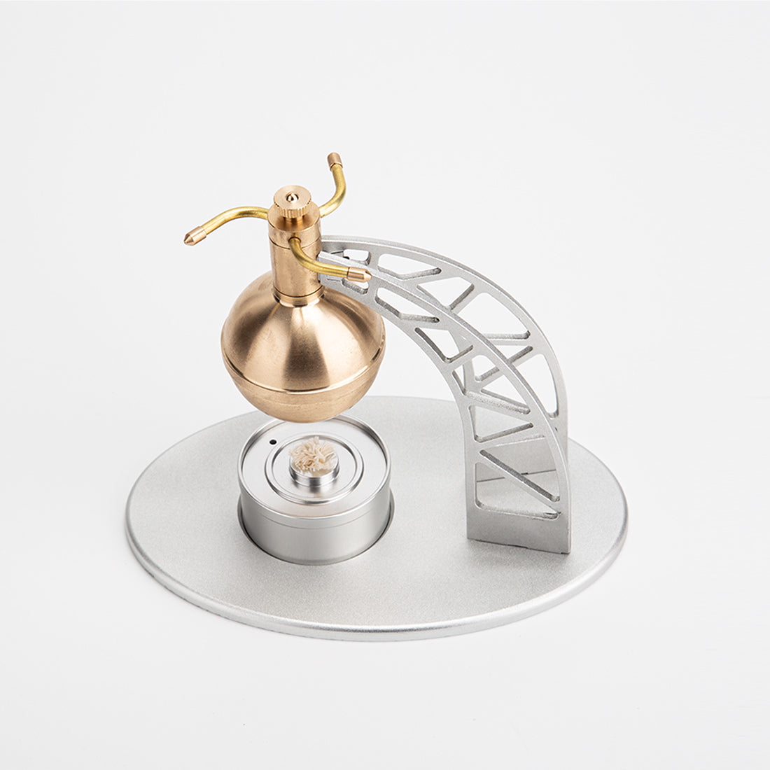 UFO Spin Suspension DIY Metal Steam Engine Model Kit Science Gift-helloworld7