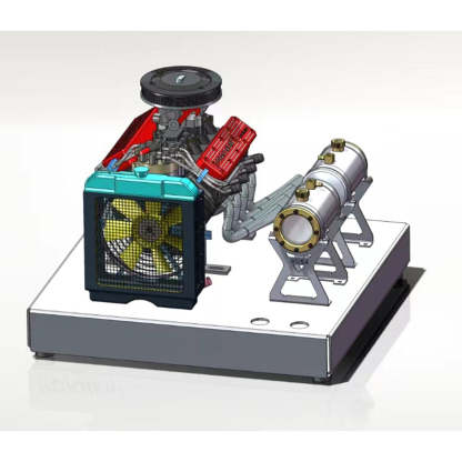 TOYAN FS-V800WGPC DIY V8 Gasoline Engine Model Kit Water Cooled 4 Stroke-helloworld7