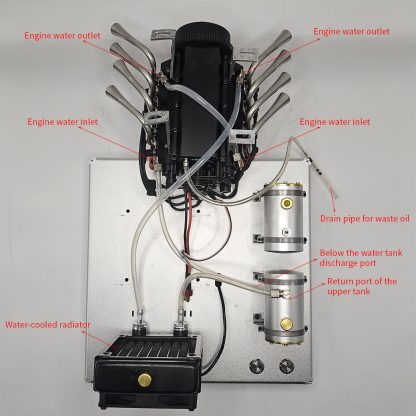 TOYAN FS-V800WGPC DIY V8 Gasoline Engine Model Kit Water Cooled 4 Stroke-helloworld7