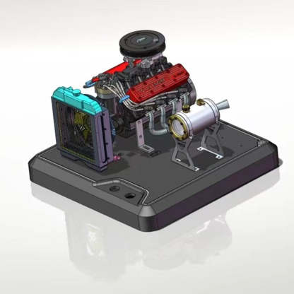 Aluminum Alloy Base Stand Kit for TOYAN V8 FS-V800WGPC Gasoline Engine Model-helloworld7