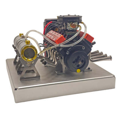 TOYAN FS-V800WGPC DIY V8 Gasoline Engine Model Kit Water Cooled 4 Stroke-helloworld7