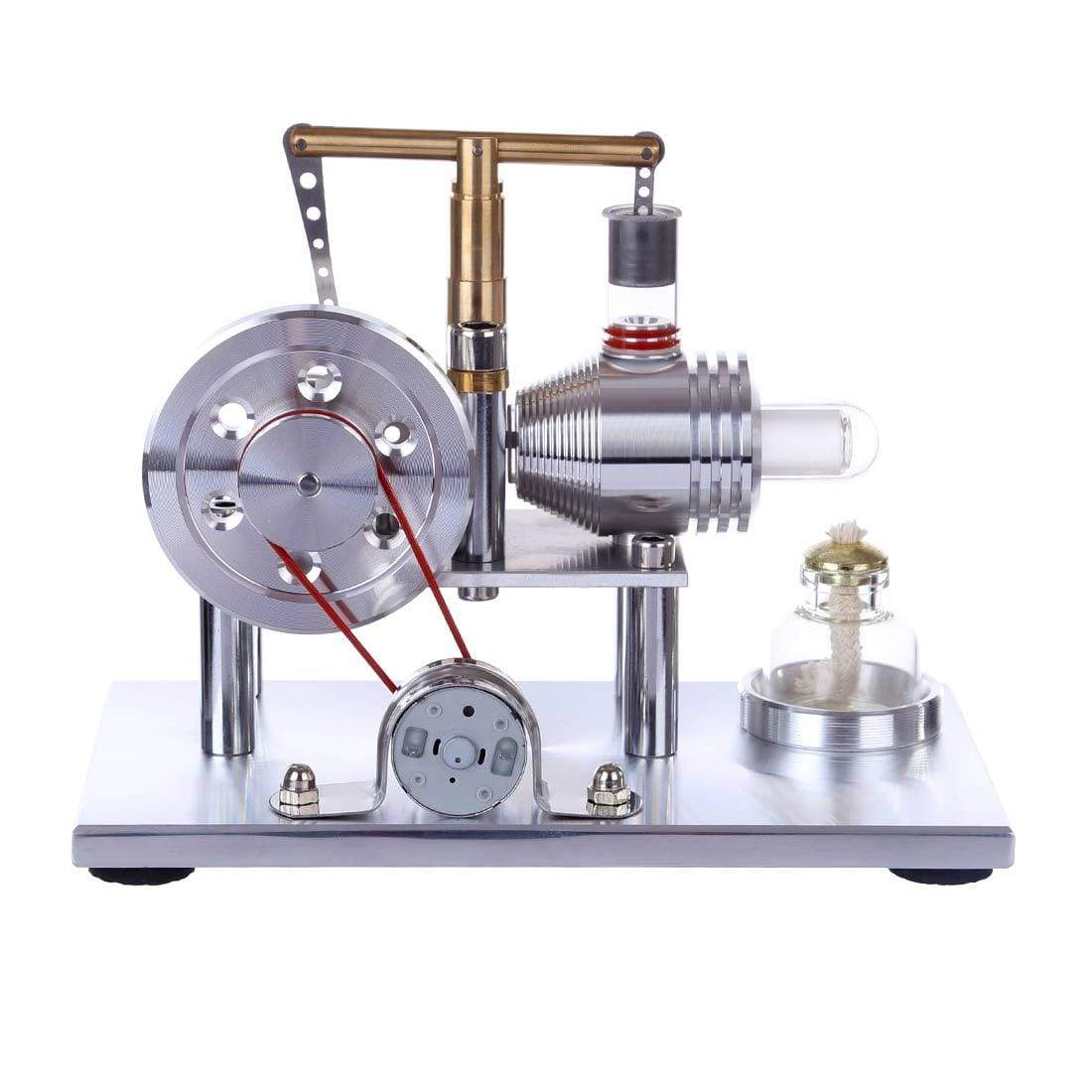 Balance Style Stirling Engine Generator Model Metal Physics Experiment Toy with Colorful LED-helloworld7