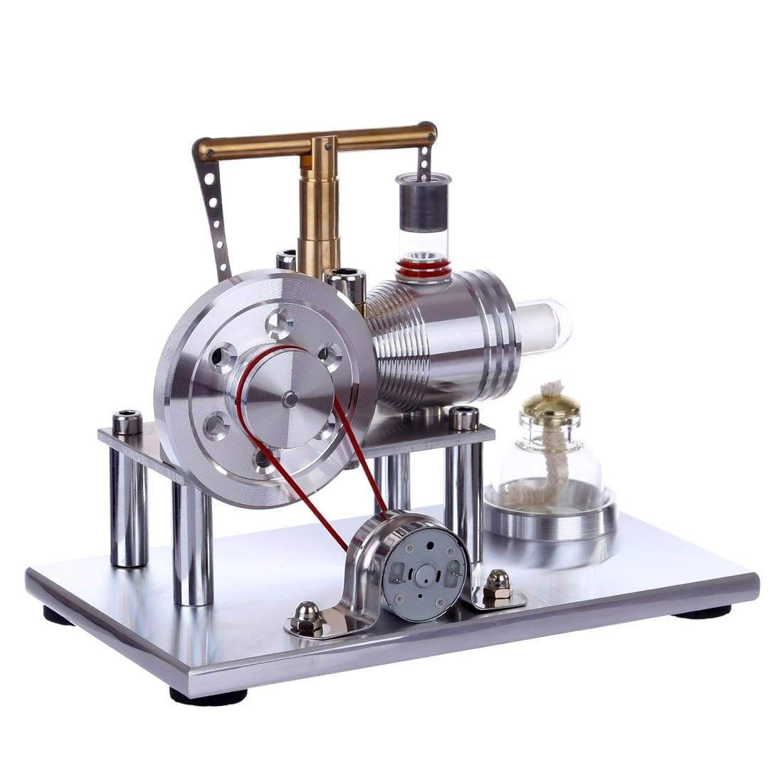 Balance Style Stirling Engine Generator Model Metal Physics Experiment Toy with Colorful LED-helloworld7