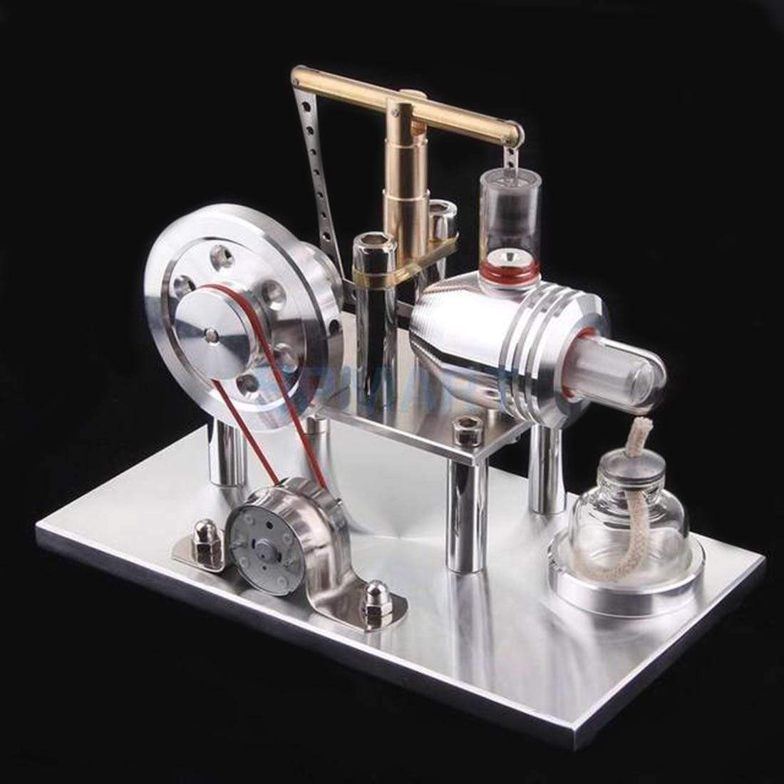 Balance Style Stirling Engine Generator Model Metal Physics Experiment Toy with Colorful LED-helloworld7