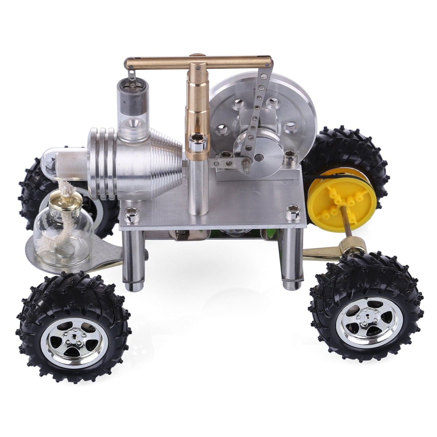 Balance Type Single Cylinder Stirling Engine Car Model Hot Air Motor STEM Gift