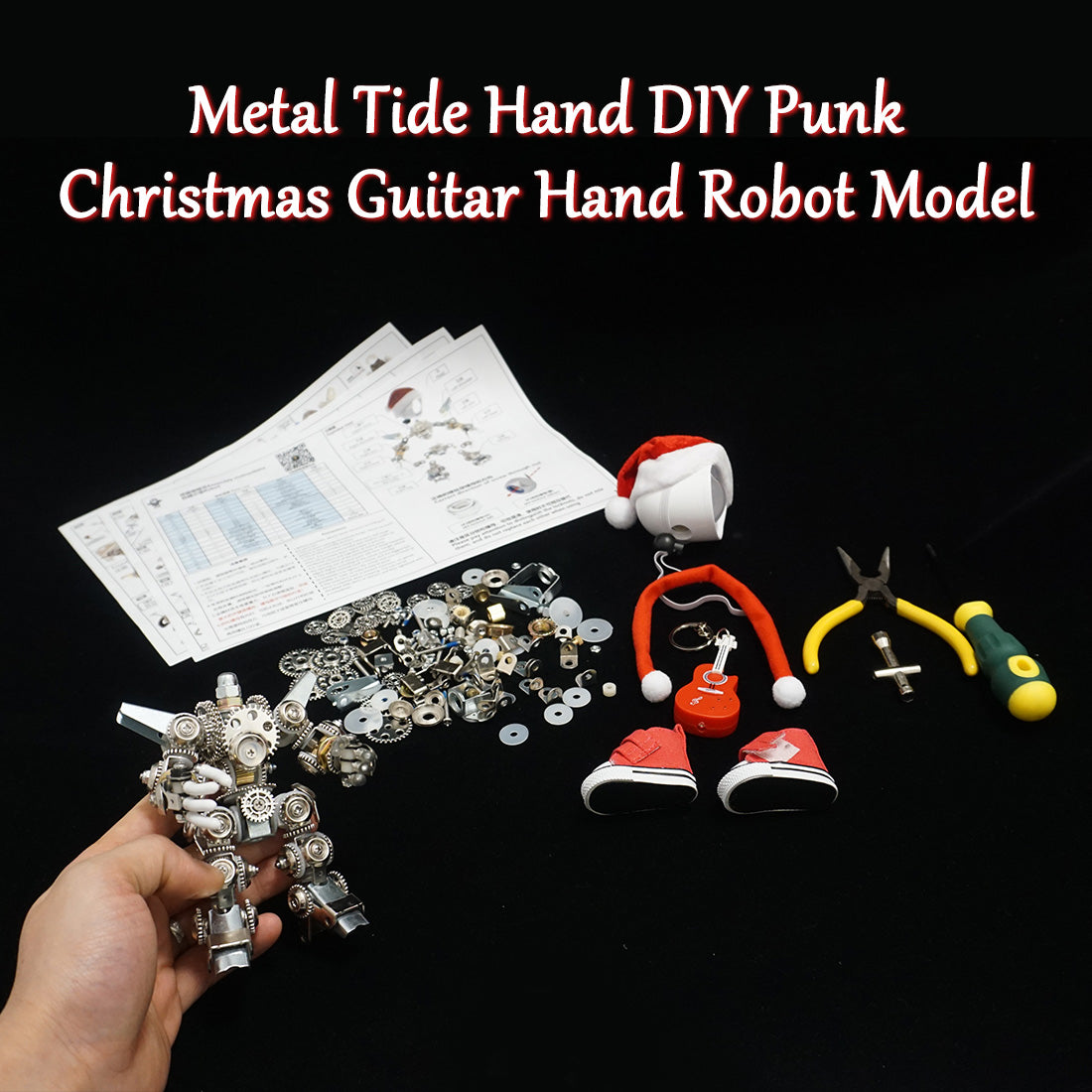 Bluetooth Musical Tesla Coil Christmas Santa Claus Edition DIY Kit 10cm Arc Science Toy-helloworld7