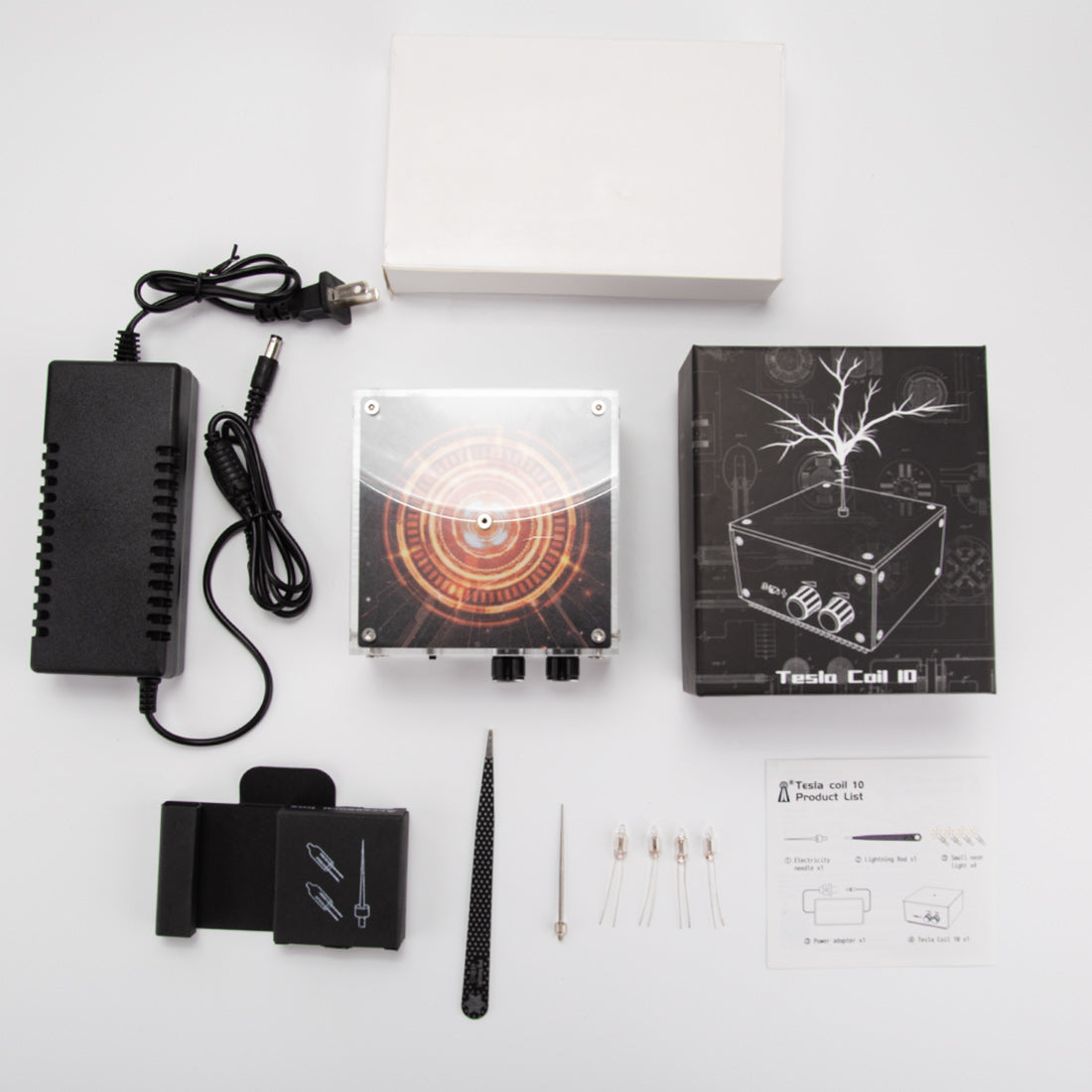 Bluetooth Musical Tesla Coil Christmas Santa Claus Edition DIY Kit 10cm Arc Science Toy-helloworld7