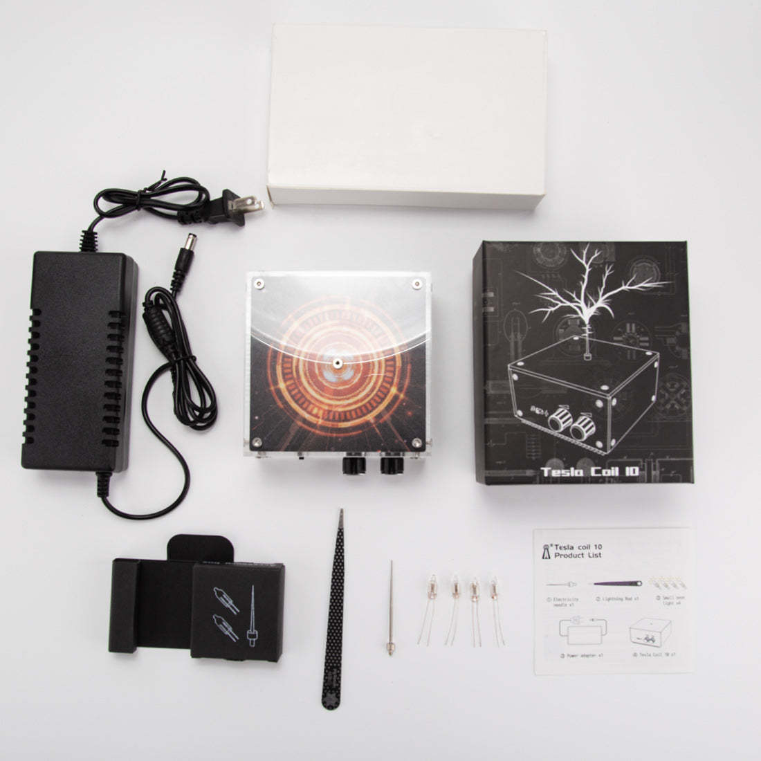 Bluetooth Musical Tesla Coil Christmas Santa Claus Edition DIY Kit 10cm Arc Science Toy-helloworld7
