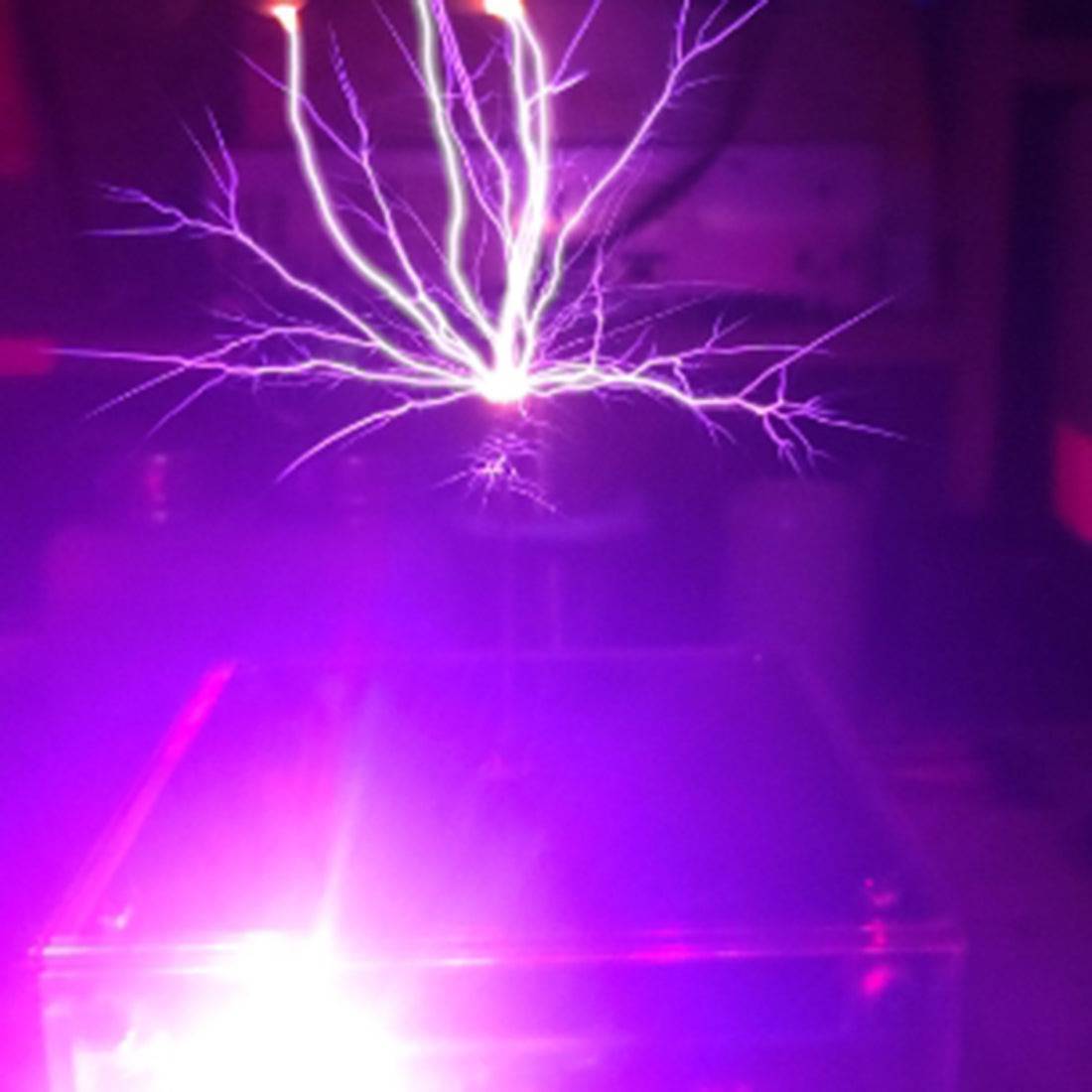 Flat PCB Bluetooth Musical Tesla Coil Touchable Artificial Lightning Generator Plasma Speaker