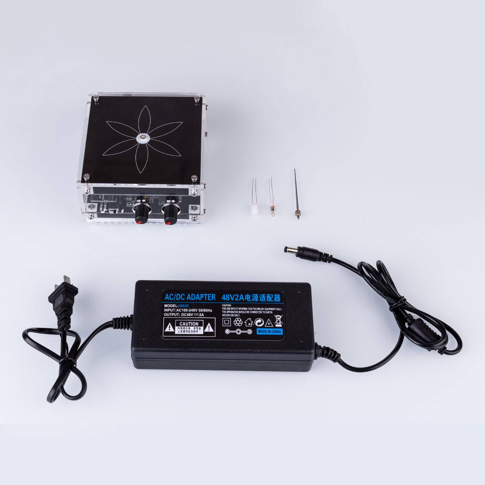 Flat PCB Bluetooth Musical Tesla Coil Touchable Artificial Lightning Generator Plasma Speaker