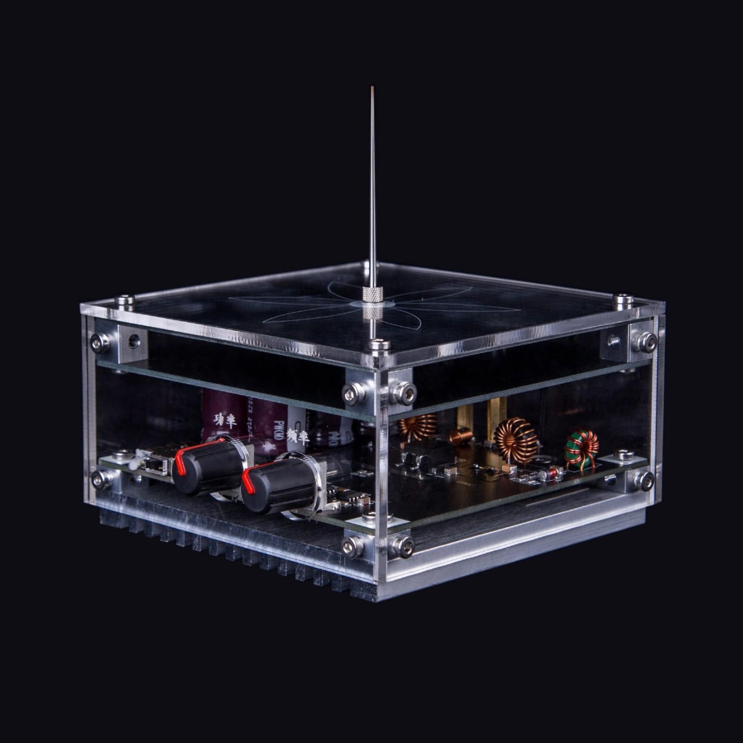 Flat PCB Bluetooth Musical Tesla Coil Touchable Artificial Lightning Generator Plasma Speaker