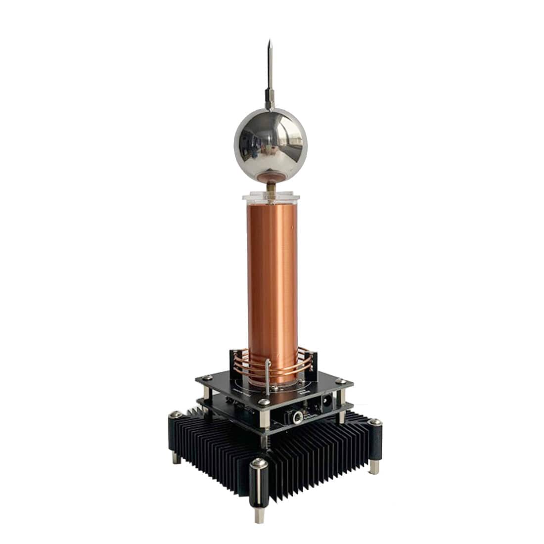 Bluetooth Musical Tesla Coil Plasma Speaker Kit Ion Windmill Wireless Transmission Science Toy-helloworld7