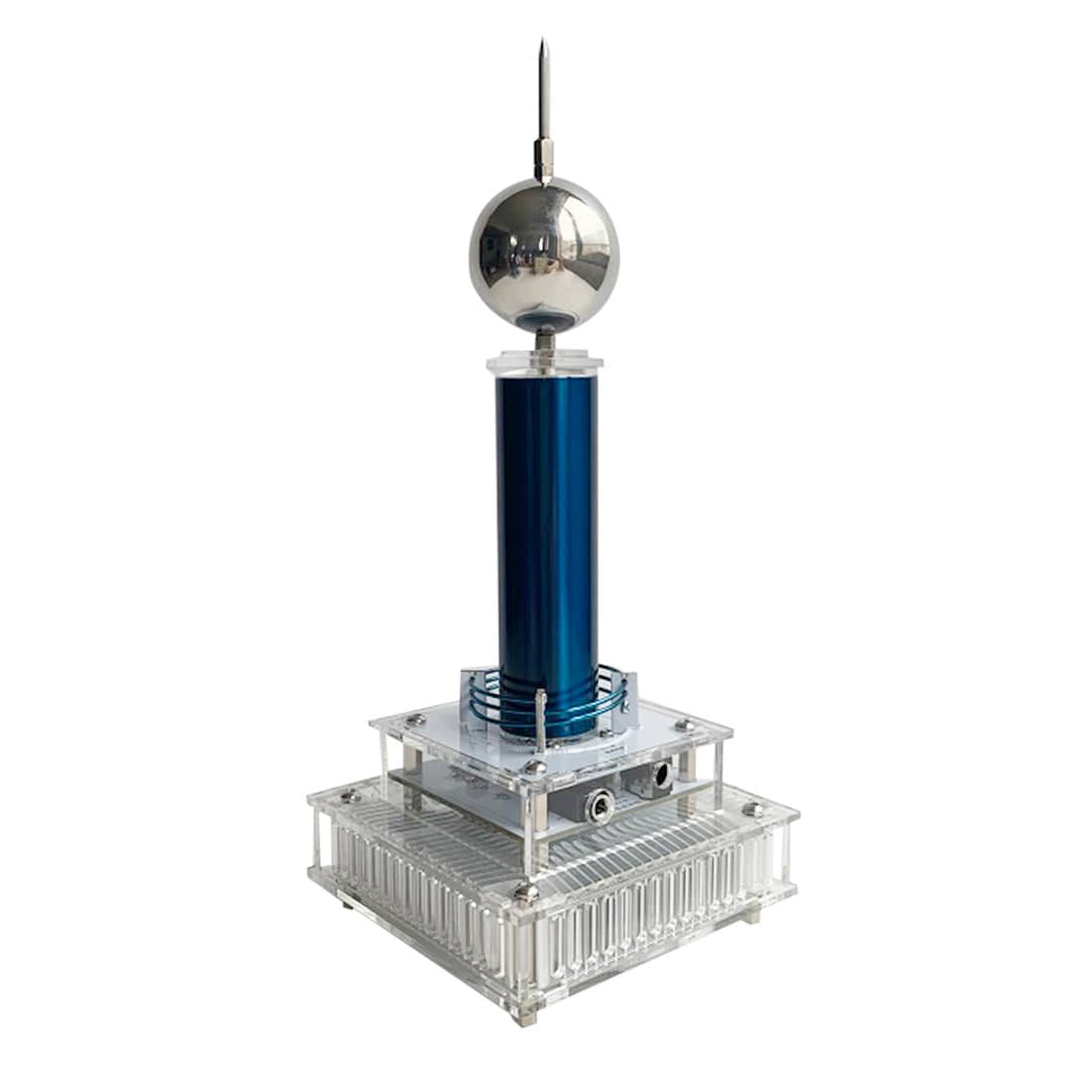 Bluetooth Musical Tesla Coil Plasma Speaker Kit Ion Windmill Wireless Transmission Science Toy-helloworld7
