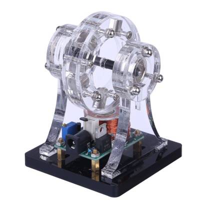 Brushless Magnetic Levitation Hall Motor Model Science Physics Desk Toy with LED