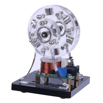 Brushless Magnetic Levitation Hall Motor Model Science Physics Desk Toy with LED